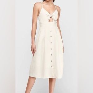 EXPRESS Linen Midi Dress